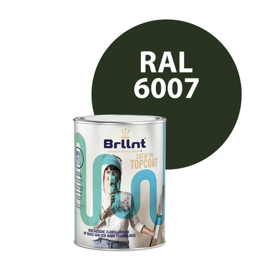 Peinture Bois RAL 6007 Vert bouteille