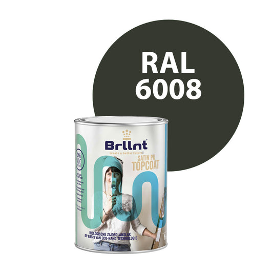 Houtlak RAL 6008 Bruingroen