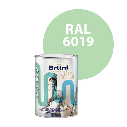 Peinture Bois RAL 6019 Vert blanc