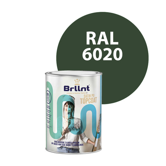 Wood paint RAL 6020 Chrome green