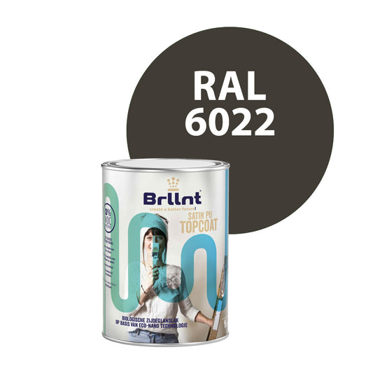 Houtlak RAL 6022 Bruin olijfgroen