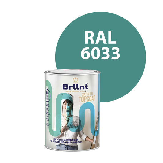 Peinture Bois RAL 6033 Turquoise menthe