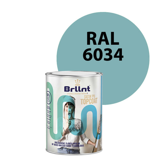 Peinture Bois RAL 6034 Turquoise pastel