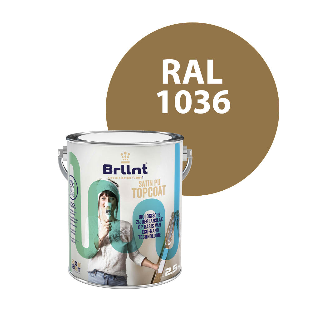 Peinture Bois RAL 1036 Or nacré