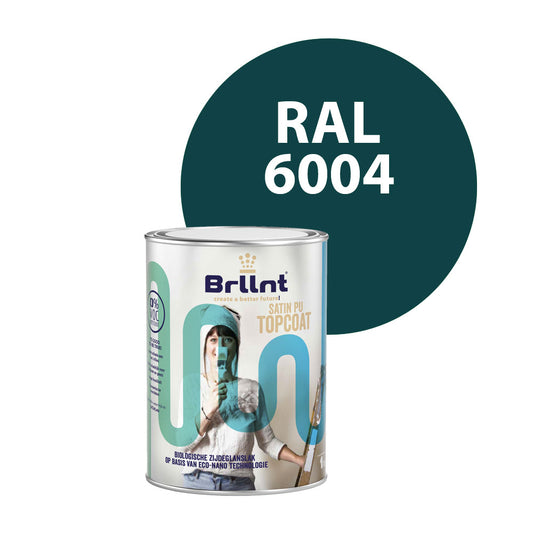 Peinture Bois RAL 6004 Vert bleu