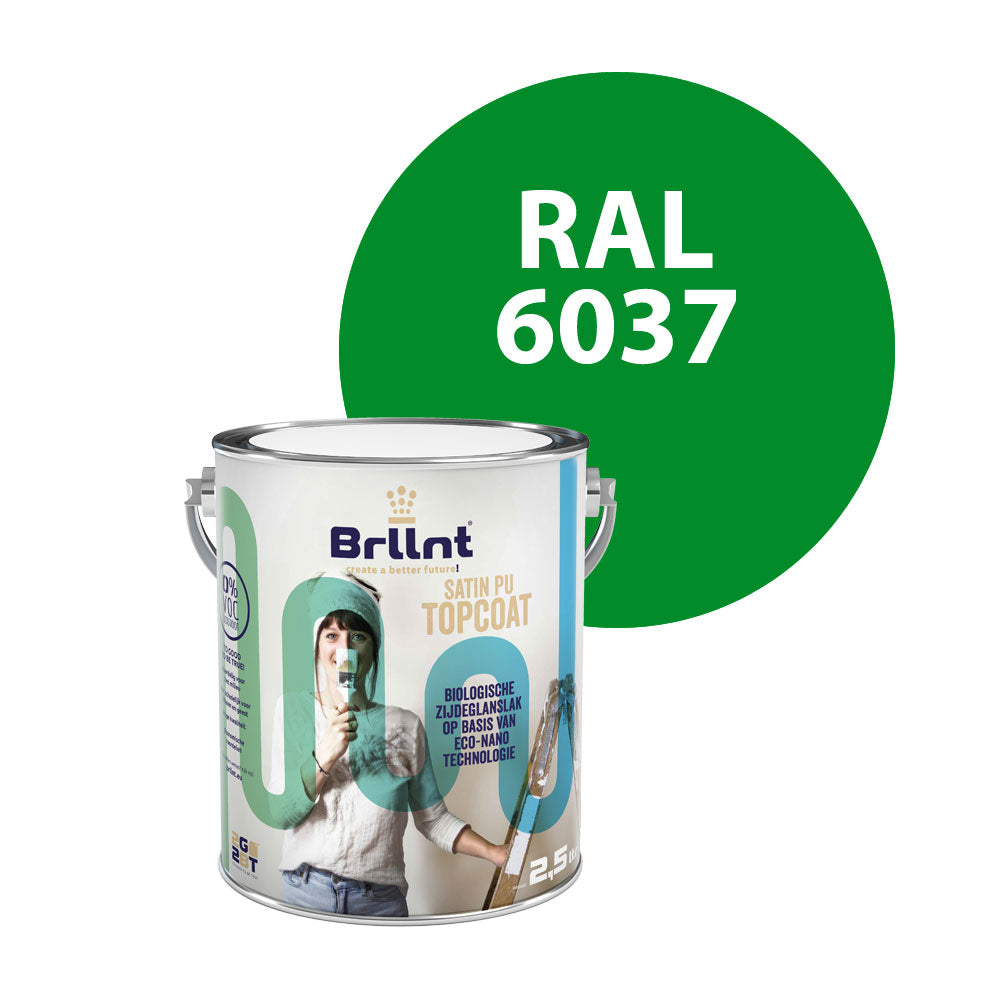 Peinture Bois RAL 6037 Vert pur