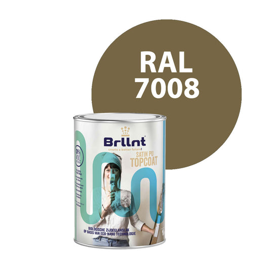 Peinture Bois RAL 7008 Gris kaki