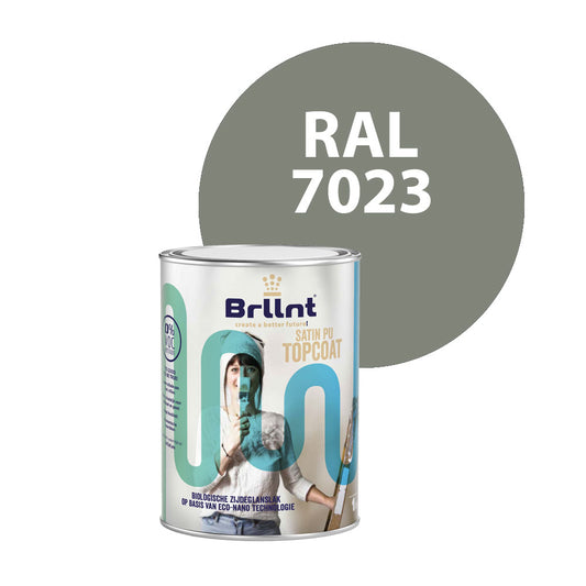 Peinture Bois RAL 7023 Gris béton