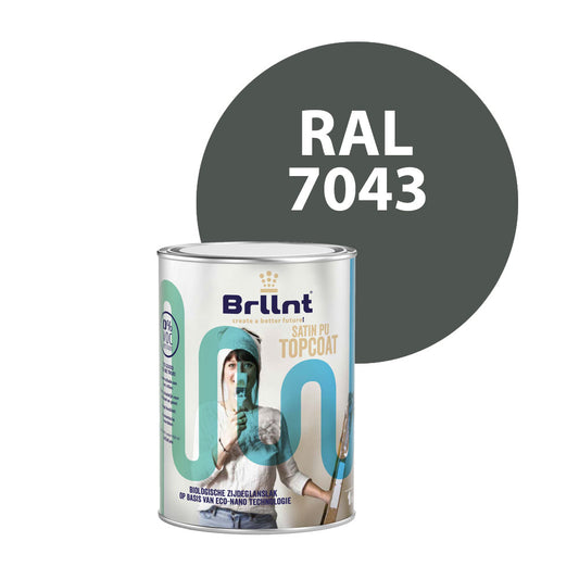 Peinture Bois RAL 7043 Gris signalisation B