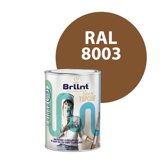 Peinture Bois RAL 8003 Brun argile