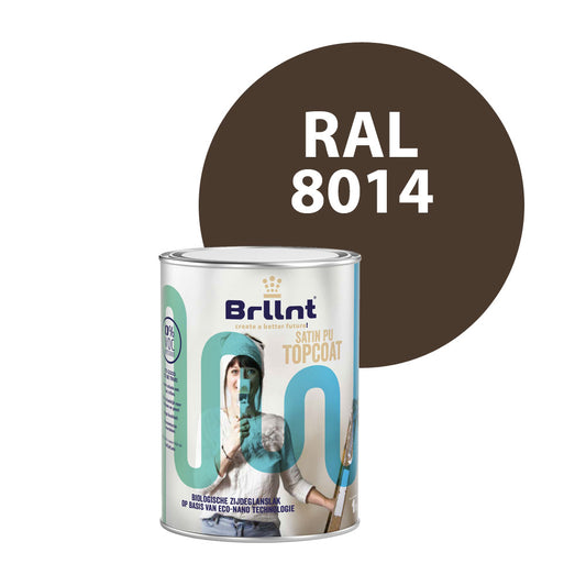 Peinture Bois RAL 8014 Brun sépia