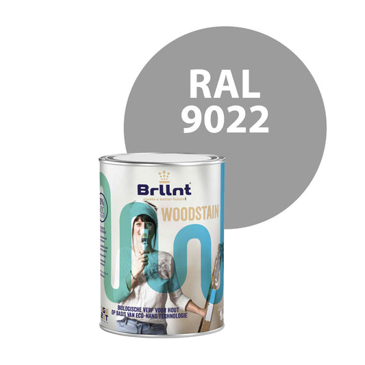 Houtbeits RAL 9022 Parelmoer lichtgrijs