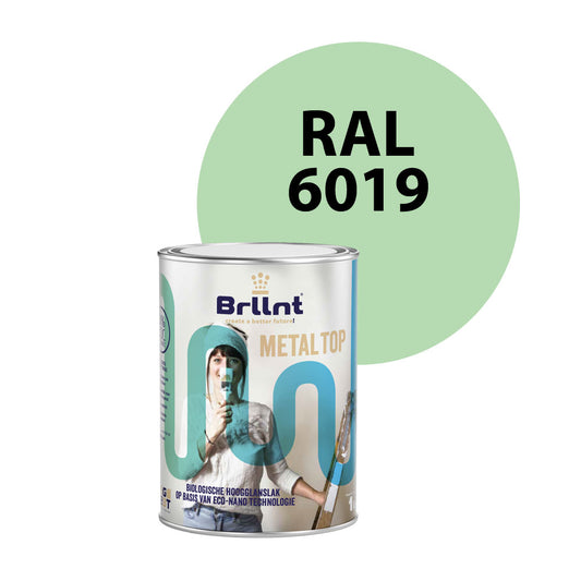 Peinture métal RAL 6019 Vert blanc