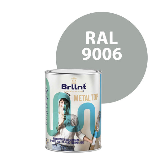 Peinture métal RAL 9006 Aluminium blanc