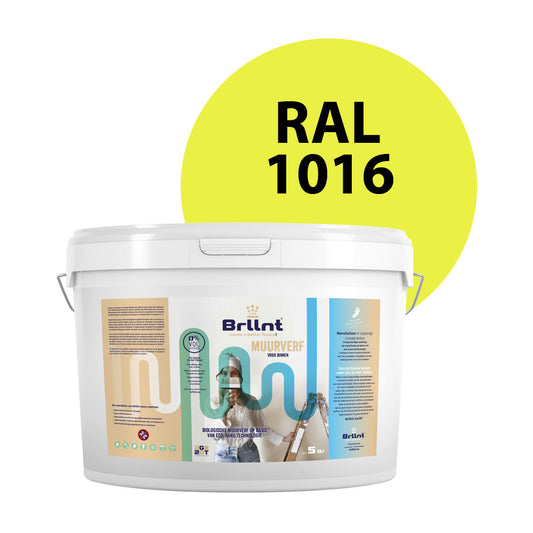 Muurverf RAL 1016 Binnen